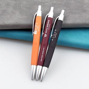 Promotional Click Ballpoint <b>Pen</b> Custom Logo Cheap Plastic <b>Pens</b> with Soft Touch for Trade Shows Giveaways - Product Image 4