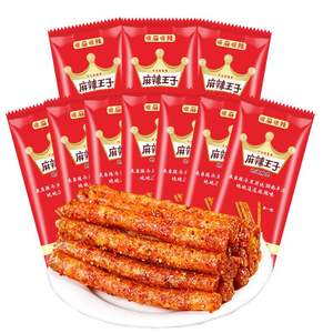 Strisce morbide piccanti principe 360g 20 sacchetti snack piccanti di cereali salati speciali Hunan nostalgici snack di oggetti caldi di celebrità su Internet - Product Image 5