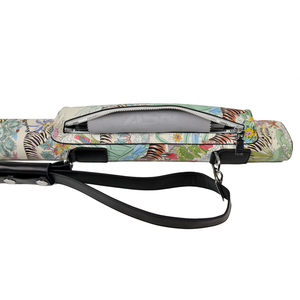 R-GB-2K Sac de transport pour queue de <span class=keywords><strong>billard</strong></span> 1/2 en cuir PU blanc de haute qualité, 2 trous, 1B1S, motif Jungle Tiger, vente en gros - Product Image 5