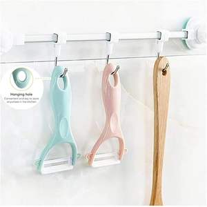 มีดปอกแครอทสีแดงมีดสเตนเลสสตีลคมมีดปอกแครอทสีแดงโลโก้ตามสั่ง - Product Image 3