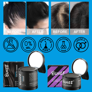 New Design Temporary Root Concealer Hairline Powder Puff Sweatproof Black <strong>Hair</strong> <strong>Dye</strong> Powder Vegan Oil-Based <strong>Hair</strong> Root Touch Powder - Product Image 2