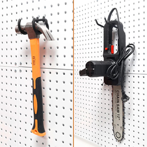 Vietnam Origin Pegset Black 8PC <b>Hooks</b> & <b>Rails</b> Pegboard Mounted Iron Industrial Style Different Sizes And Shapes eight of <b>hooks</b> - Product Image 5