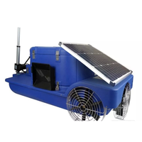 Mangeoire solaire automatique de grande capacité pour aquarium, base pour poissons