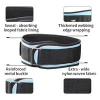 Ceinture de Compression Professionnelle Réglable pour Entraînement en Salle de Sport, Hommes et Femmes, en Polyester et Nylon, pour Haltérophilie et Musculation