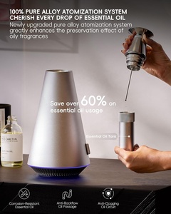 Diffuseur <span class=keywords><strong>d</strong></span>'huiles essentielles de bureau, cadeau de Noël, télécommande, mode de diffusion, mode de minuterie, lumière ambiante, rechargeable sans fil, <span class=keywords><strong>parfum</strong></span> - Product Image 4