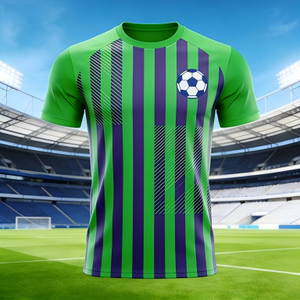 Футбольная форма WOJIEER: новый дизайн, индивидуальный пошив, комплект для клуба, сублимационная печать, для болельщиков - Product Image 1