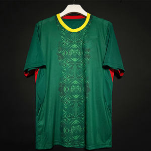 高品質ポリエステル繊維使用、アフリカサッカーカップ（セネガルカップ）大人用サッカーユニフォーム、2026年ワールドカップセネガル代表ユニフォーム - Product Image 4