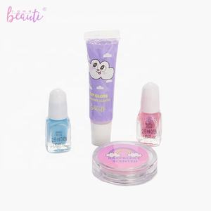 Kit de Maquillaje Infantil Lavable, No Tóxico, Ecológico, con Bolsa, Esmalte de Uñas, Brillo Labial, Rubor - Product Image 5