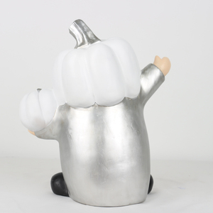 Grandes lumières de Noël en polyrésine LED Père Noël pour les décorations de Noël d'intérieur Père Noël Accessoires de décoration de maison de vacances - Product Image 3