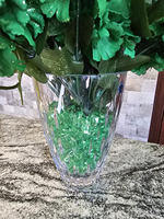 Faux gemmes de glace en plastique multicolores irrégulières style Art Déco, diamants étincelants pour remplissage de vase, multifonctionnels, 100 pièces, pour mariage et table de fête