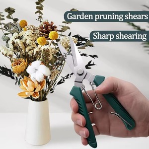Tijeras de Podar de Cabeza Recta de 190 mm, Acero Inoxidable, Mango Antideslizante, Tijeras de Jardín para Bonsái, Uso Doméstico, Herramientas de Jardinería - Product Image 4