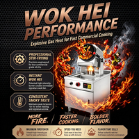 Robot Cuiseur Commercial Automatique à Gaz Haute Puissance pour Wok, Personnalisable, Équipement de Cuisine Professionnel