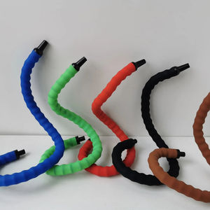 Poignée de narguilé incurvée souple et flexible en gros Accessoires Shisha Chicha avec embout buccal Libérez vos mains et jouez à des jeux en fumant - Product Image 4