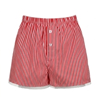 Shorts de sport pour femme, taille haute élastique, à carreaux rose et blanc, avec bordure en dentelle et détails boutonnés, délavage coloré tendance