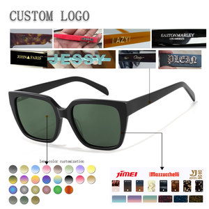 Gafas de Sol Rectangulares con Marco de Concha de Tortuga, Lentes Marrones, Protección UV400, Estilo Unisex para Adultos - Product Image 2