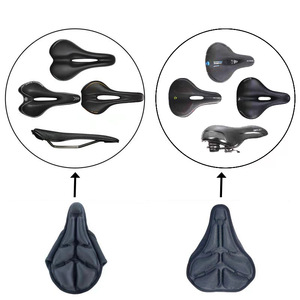 Funda de Asiento de Bicicleta con Cojín de Aire JFT, Negra, Suave, Absorbente de Impactos, Transpirable, para Bicicleta de Montaña, Cómoda Funda para Asiento Trasero - Product Image 4