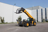 Chariot télescopique de marque supérieure XT5017K, hauteur de levage de 17,1 m, capacité de 5 tonnes, pour la manutention de matériaux lourds