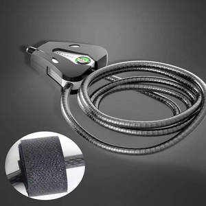 Candado de Cable YH3706, Candado de Cable Ajustable con Llave <span class=keywords><strong>Python</strong></span>, Candado de Cable Ajustable - Product Image 3