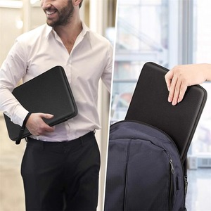 Estuche Rígido de EVA con Logotipo Personalizado, Impermeable, para Computadora Portátil de 13, 14 y <span class=keywords><strong>15</strong></span>.<span class=keywords><strong>6</strong></span> Pulgadas, Bolsa de Transporte con Correa para Hombres y Mujeres, para Macbook y Notebook - Product Image 5