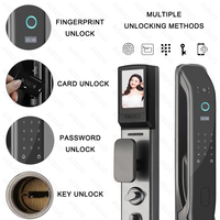 Serrure intelligente AISUO WIFI APP Smarlock avec empreinte digitale, mot de passe, carte, caméra, serrure de porte intelligente numérique