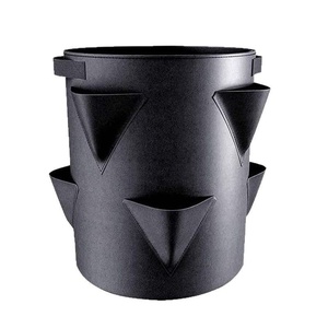 Sac de culture pour fraises en tissu non tissé épaissi, pot de culture pour plantes d'intérieur/extérieur et aménagement paysager - Product Image 5