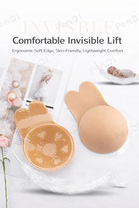 Vente chaude Invisible Adhésif <span class=keywords><strong>Silicone</strong></span> <span class=keywords><strong>Soutien</strong></span>-<span class=keywords><strong>Gorge</strong></span> Lifting Du Sein Mamelon Couverture Lapin Oreille Coussinets Dos Nu Sans Bretelles Push up <span class=keywords><strong>Soutien</strong></span>-<span class=keywords><strong>Gorge</strong></span> - Product Image 4