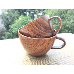Wooden Beer Mug <b>Large</b> Jujube Wood Handle Party Drink <b>Cup</b> - Product Image 3