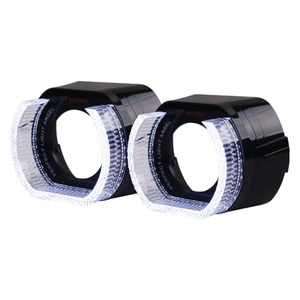 Factory Price New 3 Inch I7 Car <b>Projector</b> Lens Shrouds Cover for Atuo <b>Light</b> Shrouds White Colors Car Accessories - Product Image 2