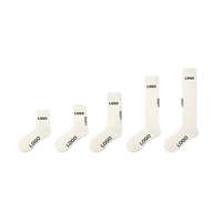 Chaussettes de sport unisexes personnalisées en coton et bambou de qualité, avec impression par sublimation, absorbantes et à séchage rapide