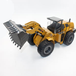 HUINA 1583 Vehículo de Ingeniería RC de 2.4GHz Juguetes Inteligentes Escala 1/14 22CH <span class=keywords><strong>Bulldozer</strong></span> de Metal Modelo de Camión Coches RC Juguetes para Niños Regalos <span class=keywords><strong>DIY</strong></span> - Product Image 4