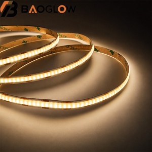 เทปไฟ LED 300D COB 5V 12W/M แผ่นทองแดงเคลือบ 8 มม. ตัดได้ทุกๆ 1.7 ซม. Ra95 หลายค่า CCT สำหรับใช้ภายในอาคาร ความสว่างสูง - Product Image 2