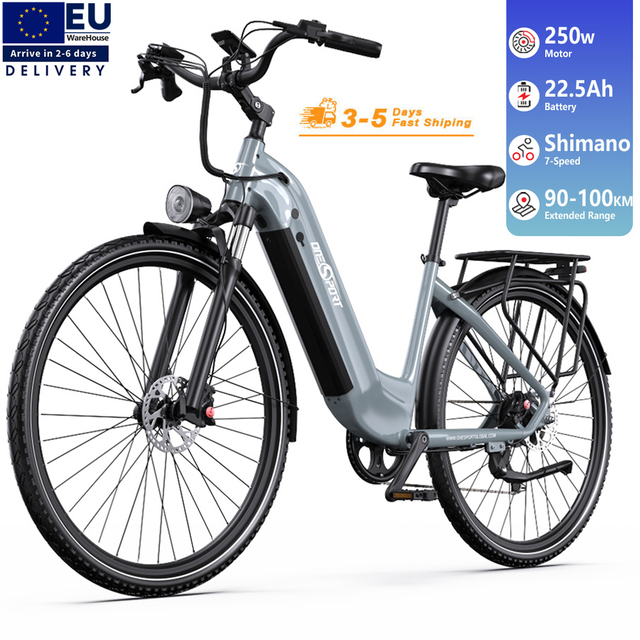 Onesport OT05Pro Road Ebike Electric City Bike 36V 22.5ah Large Battery 250w Adult Electric Bicycle Velo Electrique Hybrid Ebike