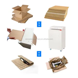 Chất thải tái chế hội chữ thập cut huỷ giấy các tông sóng máy cắt hộp carton băm nhỏ giá máy