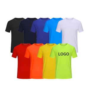 Bán Buôn Nhanh Chóng Làm Khô Biểu Tượng Tùy Chỉnh In Ấn 100% Polyester T-Shirt In Ấn Logo Ngắn Tay Chạy T-Shirt - Product Image 2