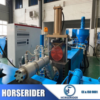 Horserider film plastique extrudeuse granulateur machine de granulation pour pp pe pvc pet