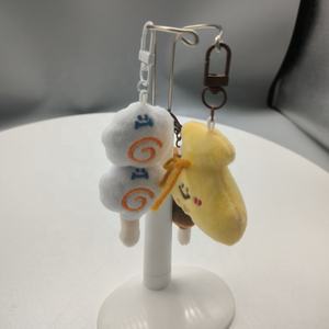 พวงกุญแจตุ๊กตาอาหารสุดสร้างสรรค์ของเด็กผู้หญิงพวงกุญแจตุ๊กตาแขวนกระเป๋าเป้สะพายหลังจี้ตกแต่งรูปการ์ตูนของขบเคี้ยวยัดไส้ของเล่นตุ๊กตา - Product Image 3