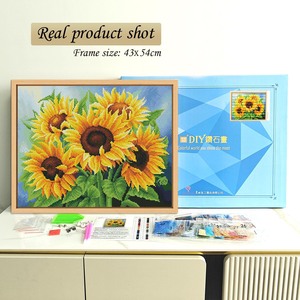 ชุดภาพวาดเพชรอะคริลิค DIY แบบทำเอง รูปทรงสี่เหลี่ยมจัตุรัส พร้อมกรอบรูป สไตล์การ์ตูนอนิเมะ สำหรับตกแต่งบ้าน กิจกรรมพักผ่อนสำหรับครอบครัว - Product Image 2