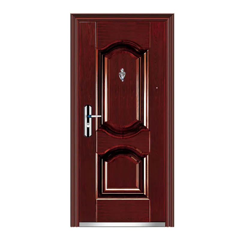 Wholesale Prices Security Steel Door Entry Exterior Metal Steel Main Door Design Security Steel Door for Home