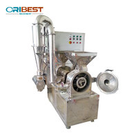 Machine de meulage cryogénique de poudre de maïs d'épice sèche résistante électrique commerciale