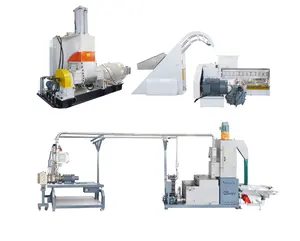 Plastic EVA TPU TPR TPE PE PP pelletizing machinery plastic granulator extruder machine