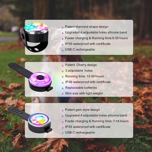 Hot Sale 5 Arten Haustier zubehör Hunde geschirr und Leine Set Hunde halsband mit Poop Bag Holder LED Hunde halsband Licht Zubehör - Product Image 5