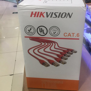Câble réseau Hikvision Cat6 en cuivre pur, blindé, gaine en PVC pour la surveillance par caméra - Product Image 1