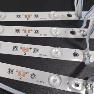 Dải ánh sáng 12V SMD2835 3030 Trắng <span class=keywords><strong>LED</strong></span> Strip ánh sáng hai mặt đèn nền khuếch tán phản ánh cơ thể nhôm IP67 - Product Image 1