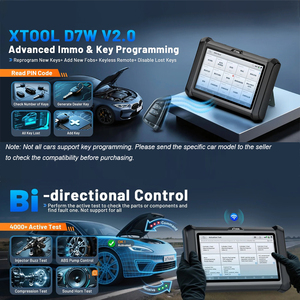 XTOOL D7W EU pembaca kode Pin kunci mobil, mesin pemrograman kunci otomatis untuk semua mobil, pembaca kode semua dalam satu alat diagnostik 39 + Atur ulang - Product Image 2