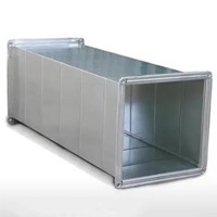 Angle de conduit de ventilation HVAC personnalisé, anti-corrosion, facile à installer pour hôpital, salle de sport, école, sous-sol