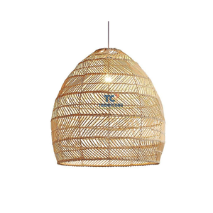 Couvercle de lampe à suspension écologique Abat-jour en bambou du Vietnam Bougie de haute qualité Décoration intérieure - Product Image 3