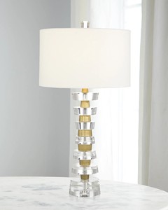 Wholesale Luxury Glass <b>Bedside</b> Lamp with Led <b>Table</b> Contemporary Design Shade Iron Body Electric Power Supply Bedroom Decorative - Product Image 4