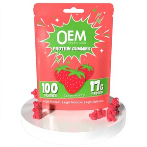 OEM ODM Muscle Weight Gain 17g Whey Protein <b>Gummies</b> <b>Candy</b> for Healthy Snack Immune Support for Women Men Herbal supplement - Product Image 4