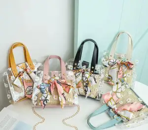 2023 straw-woven son mother bag single jelly shoulder bag diagonal cross mobile phone bags for women