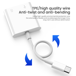 Nhà Máy Trực Tiếp Cung Cấp Bộ Chuyển Đổi Đa Năng Tai Nghe Và Sạc Di Động Otg Từ Android Type-C Sang Usb 3.0 - Product Image 2